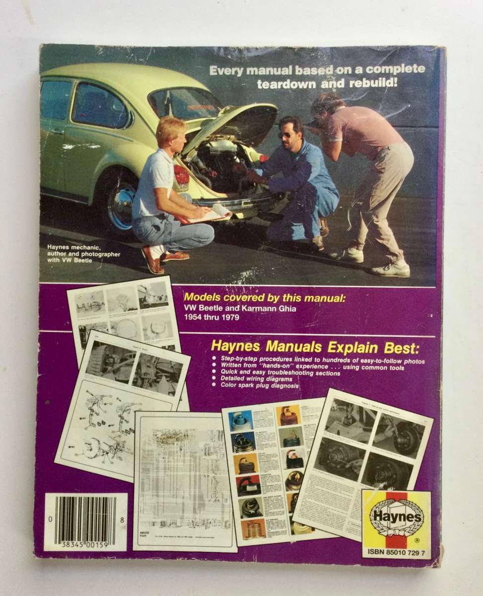 VW Beetle & Karmann Ghia: Automotive Repair Manual - K Freund et al. Softcover 1991