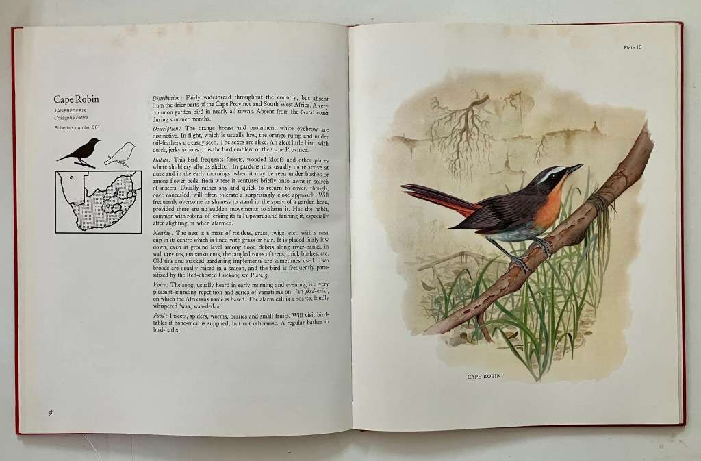 Garden Birds of South Africa - Kenneth Newman. Hardcover no dj, 1st Ed. 1967