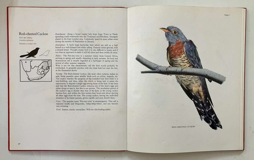 Garden Birds of South Africa - Kenneth Newman. Hardcover no dj, 1st Ed. 1967