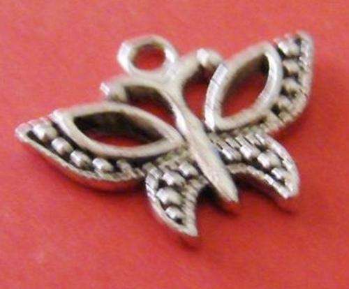 15mm Tibetan Silver Butterfly Charm