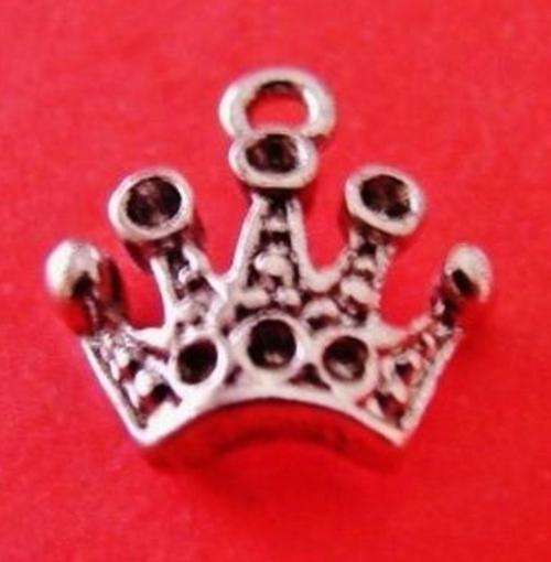 13mm Tibetan Silver Crown Charm