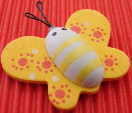 35mm Yellow 3D Bumble Bee Embellishment