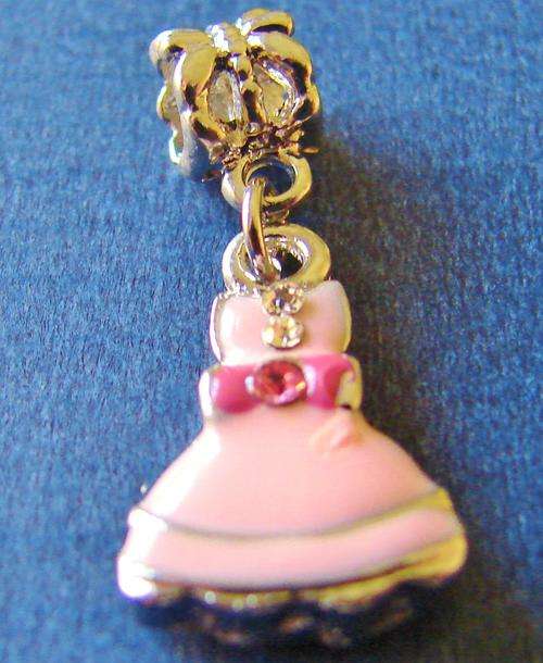 17mm DRESS CHARM, Pink