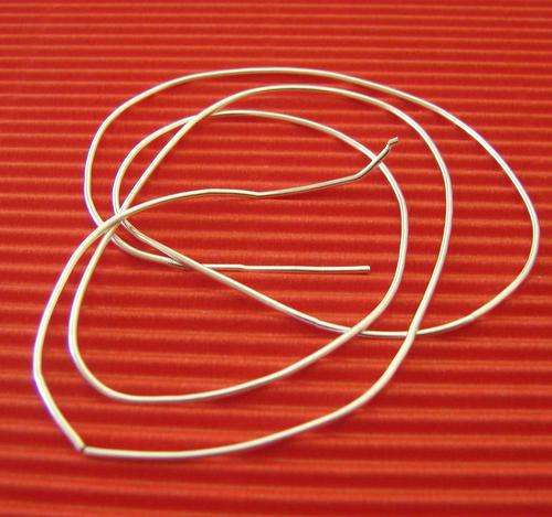 +/- 45cm Length of 1mm Silver Gimp (Used for finishing off Pearls against the Clasp)