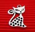 Cat Pendant, 32mm