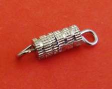 Screw-in Barrel Clasp, 15mm x 5mm