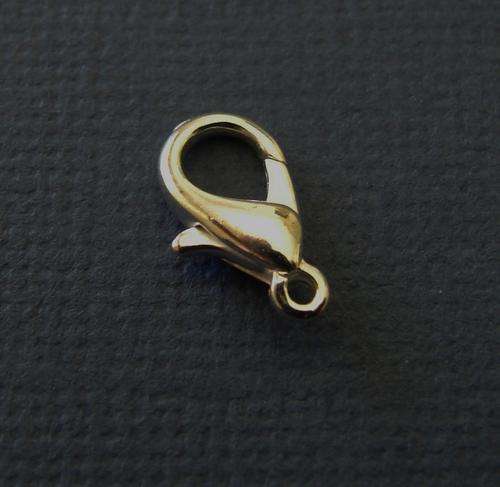 Pack of 12mm Silvertone Lobster Clasps (10 Pieces per Pack) *