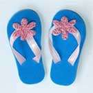 HUGE SPECIAL - 50% OFF - BLUE FLIP FLOP EMBELLISHMENTS