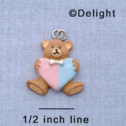 HUGE SALE - 33% OFF - RESIN HAND PAINTED BEAR CHARM  QUALITY A+++