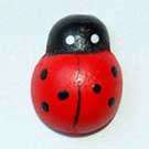 HUGE SALE - 50% OFF - 8X13MM WOODEN LADYBIRDS