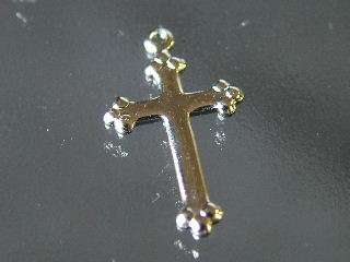 HUGE SALE - 50% OFF -  18MM X 10MM PETITE METAL CROSS CHARM