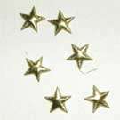 Gold Puffy Star Embellishment