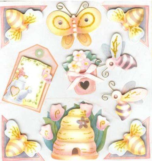 MASSIVE SALE - Butterflies & Bees 3D Embellishments - NOW SELLING AT COST PRICE