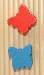 ON SALE - Butterfly Beads - Also perfect for scrapbooking and cardmaking (7 Pieces)