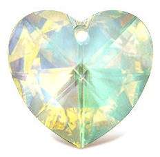 10mm SWAROVSKI Crystal AB Heart Pendant
