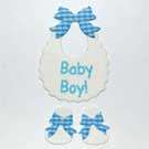 Baby Boy Bib & Bootie Set, Blue - Pack of 2 Sets