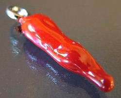 Red Chilli Charm, 20.5mm - Sold individually