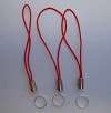 Red Cellphone String with Clasp - Just add your own Charm