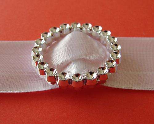 WHITE Polyester Satin Ribbon, 25mm Wide - Sold by the meter