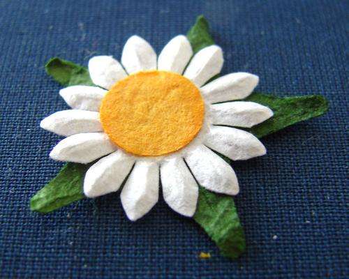 Die-cut Mulberry Paper Embellishment - FLOWER, 28mm (3 Pieces per Pack)