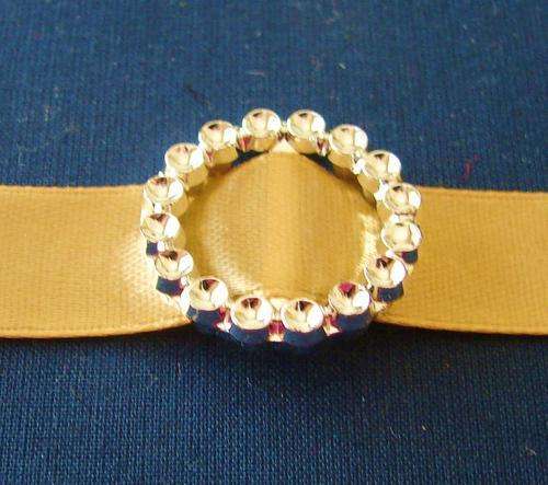 15mm Wide Gold Poly Satin Ribbon (Sold by the Meter)