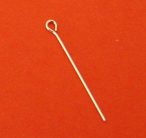 Sterling Silver 25.4mm x 0.64mm Eye Pin
