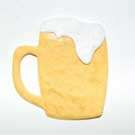 40mm x 50mm Yellow Beer Mug Paper Embellishment *