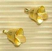 10mm Goldtone Liberty Bell Metal Embellishment