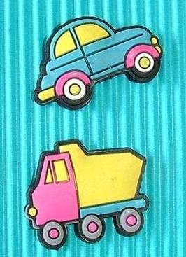 Car and Truck Silicone Brad Pins (2 Pieces)