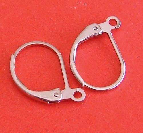 15mm Silvertone Earrings (Sold per Pair)