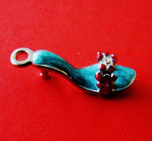 22mm Sandal Charm in a Turquoise Colour