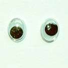 10mm Plastic Eyes with Flat Pupils (20 Pieces per Pack)