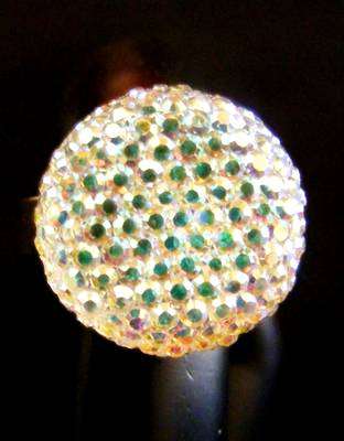 Cute Swarofski Like Handmade Adjustable Rings