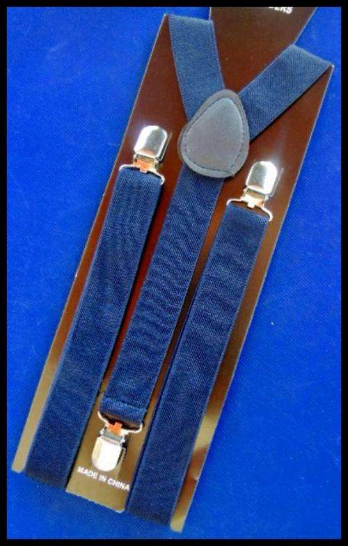 Navy Blue Suspenders