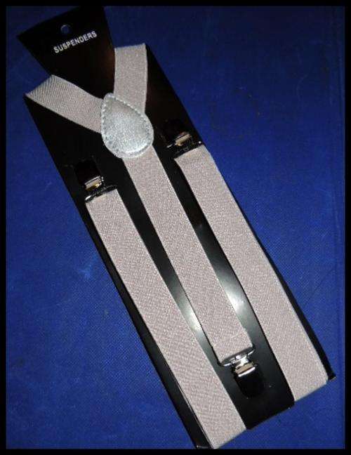Grey Suspenders LIGHT