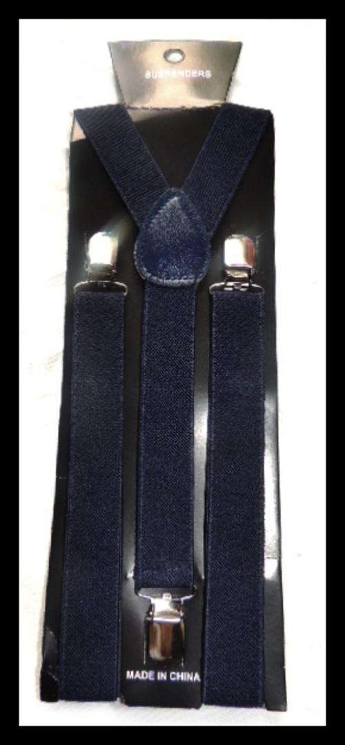 Navy Blue Suspenders