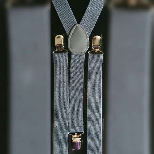 Grey Suspenders