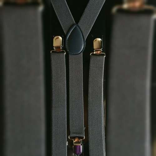 Grey Suspenders
