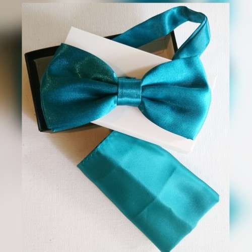 Teal Bowtie & Hank