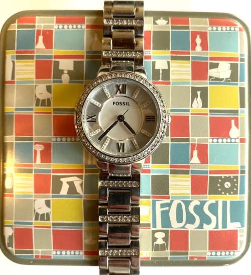 Fossil watch with box