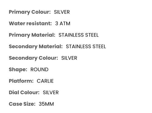 Fossil watch with box