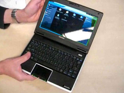Toshiba NB100  8.9" Intel Atom Notebook