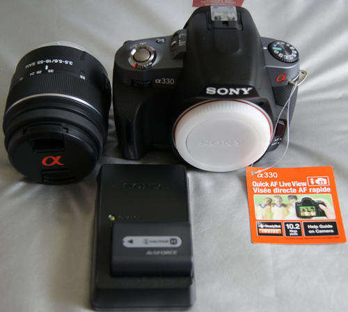 Sony DSLR-A330 Kit with DT 18-55mm Lens 10.2 Megapixel