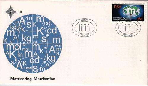1977 - FDC 3.3 - Metrication