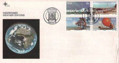 1983 - FDC 4.3 - Weather Stations