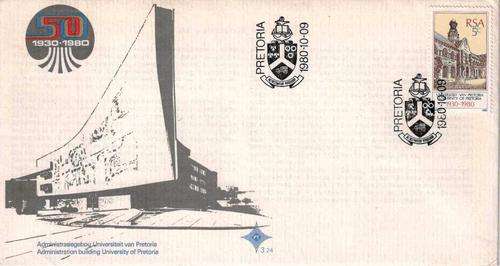 1980 - FDC 3.24 - 50th Anniversary University of Pretoria
