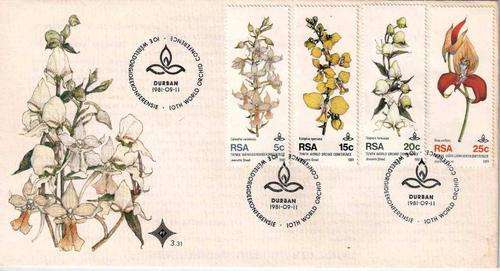 1981 - FDC 3.31 - 10th World Orchid Conference