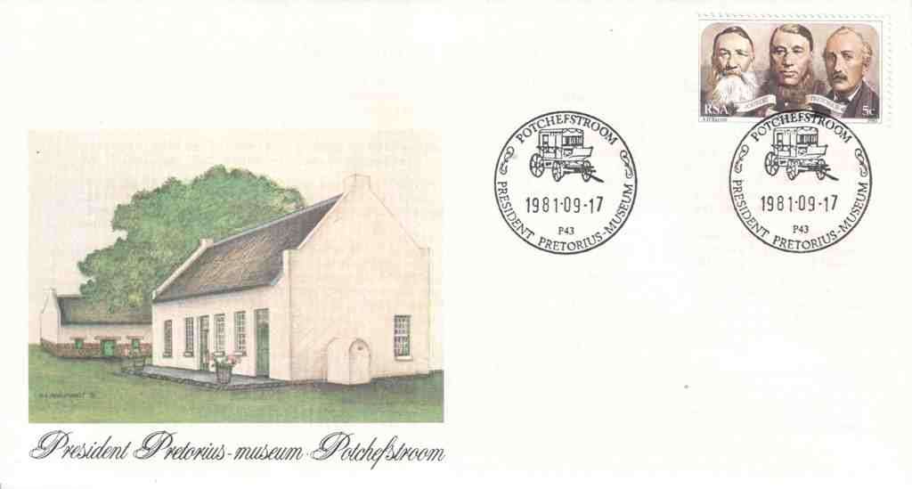 1981 - SA FDC - President Pretorius Museum - Potchefstroom