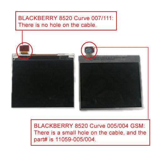 BlackBerry Curve 8520-8530 Original/Genuine LCD