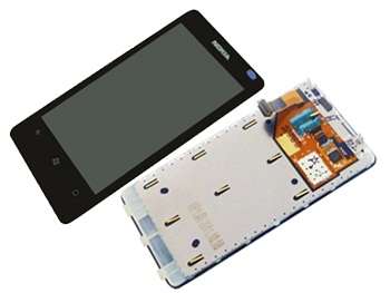 Nokia 800 Lumia Lcd With Touch Screen ,Original Replacement Part used